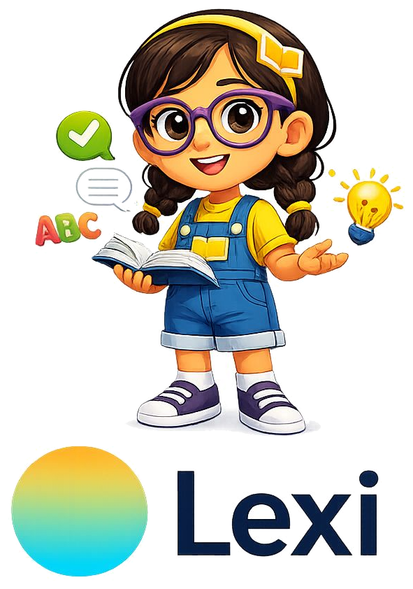 Lexi — your personal reading assistant, mascot and logo
